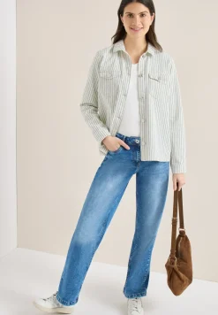 Overshirt mit Streifenmuster