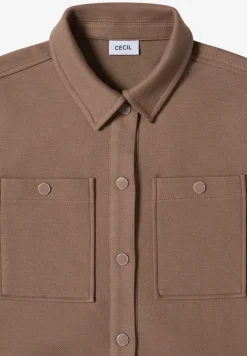 Overshirt mit Struktur