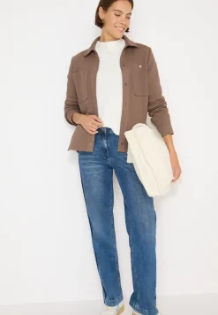 Overshirt mit Struktur