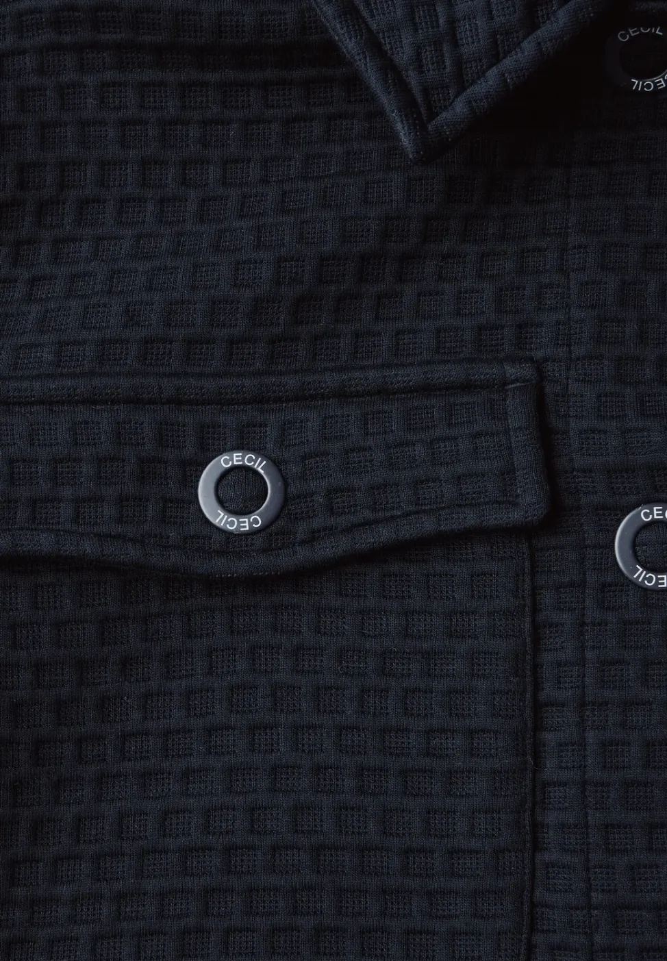 Overshirt mit Struktur
