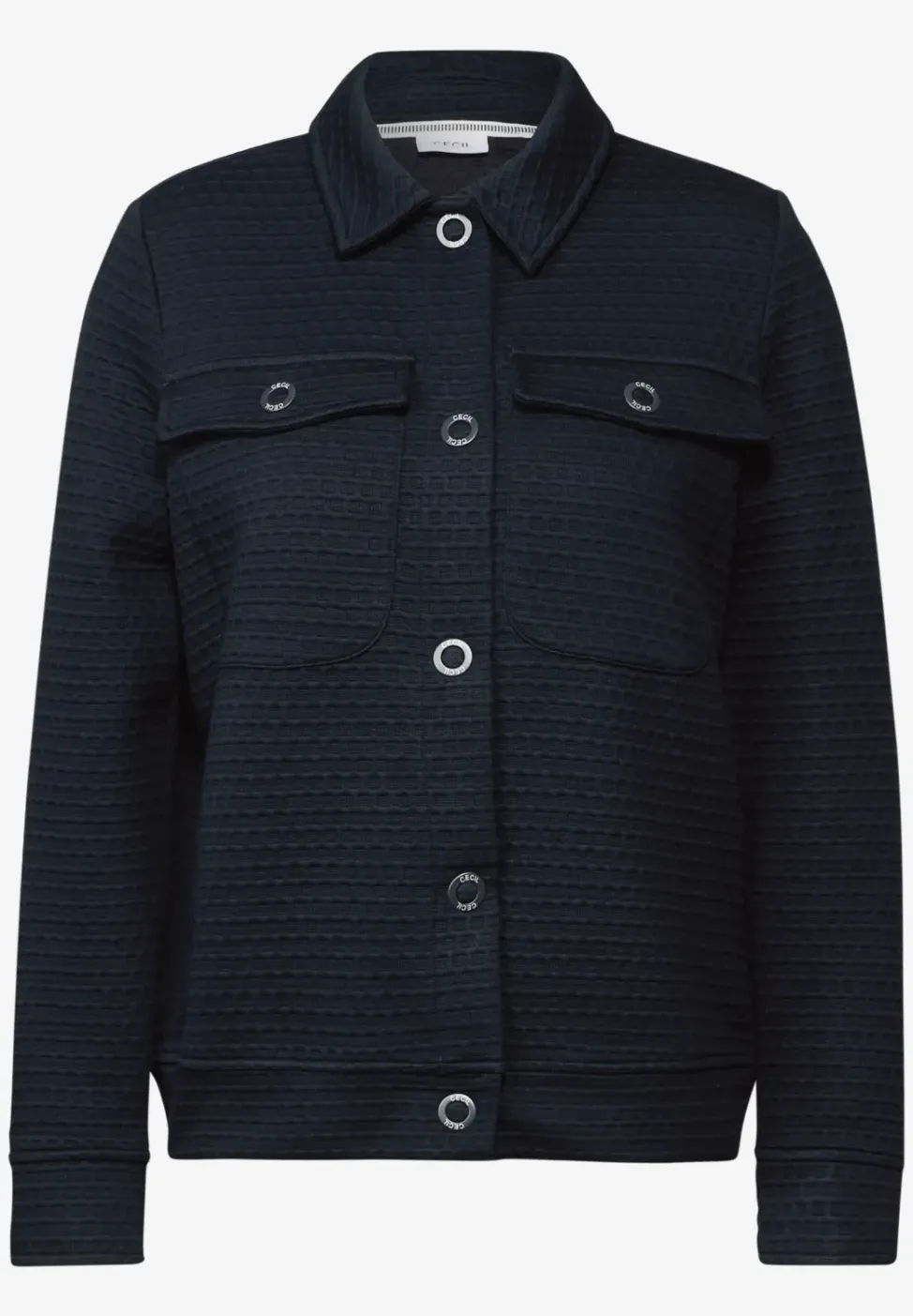 Overshirt mit Struktur