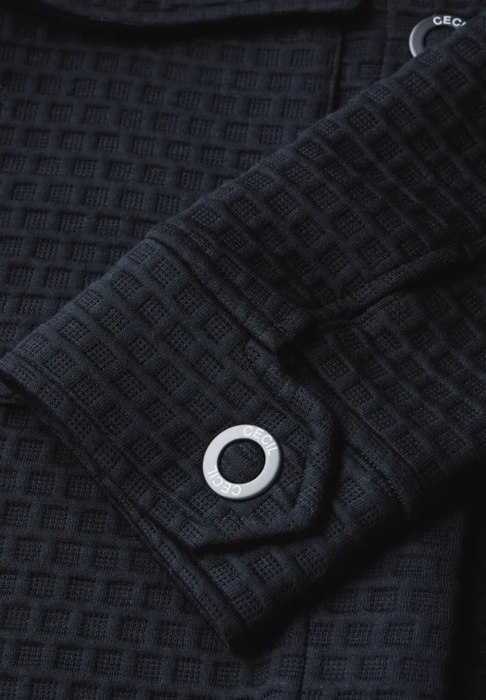 Overshirt mit Struktur