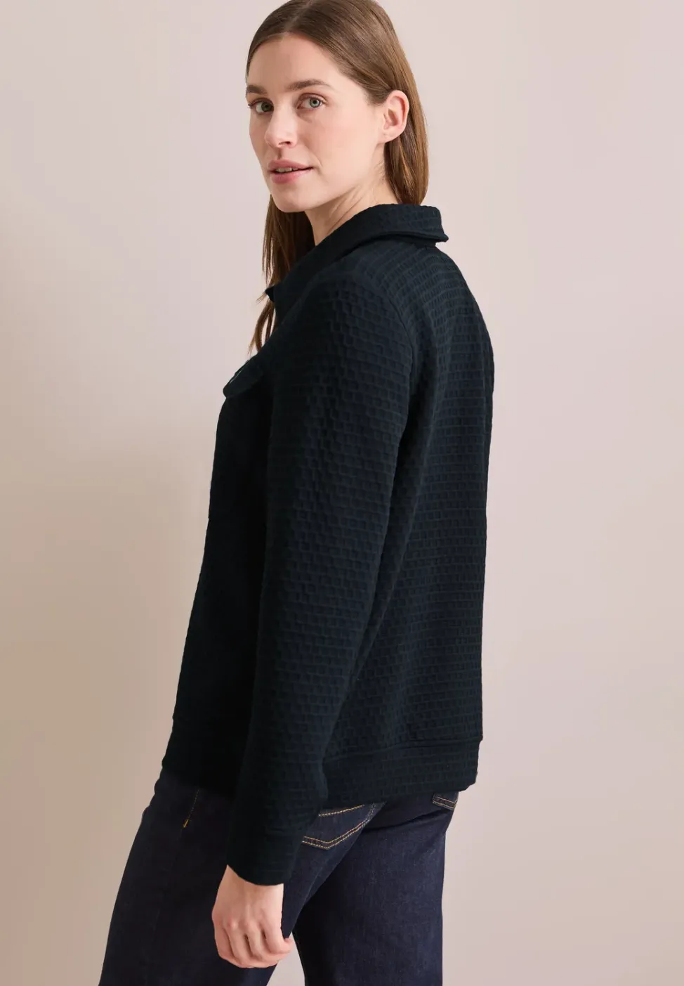 Overshirt mit Struktur