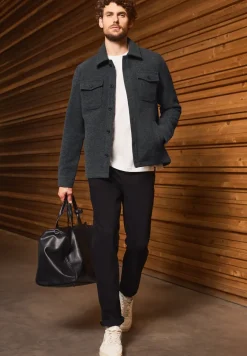 Overshirt mit Wollanteil