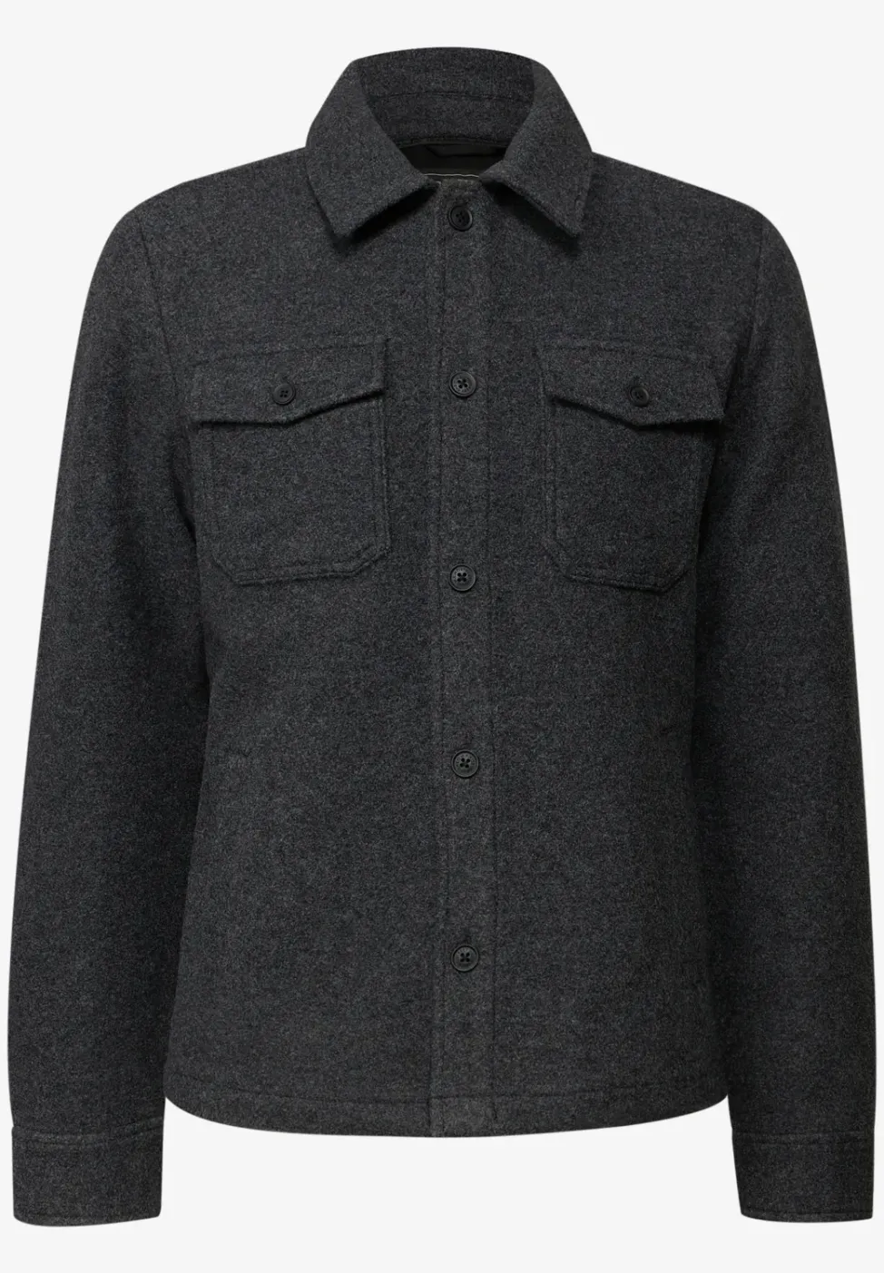 Overshirt mit Wollanteil