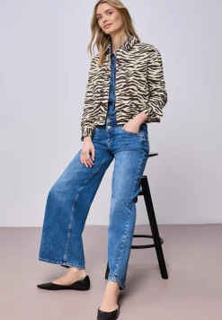 Overshirt mit Zebra-Print