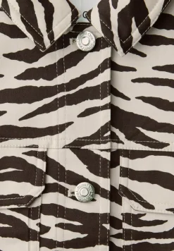 Overshirt mit Zebra-Print