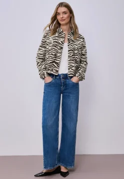 Overshirt mit Zebra-Print