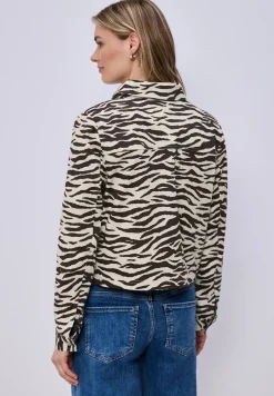 Overshirt mit Zebra-Print