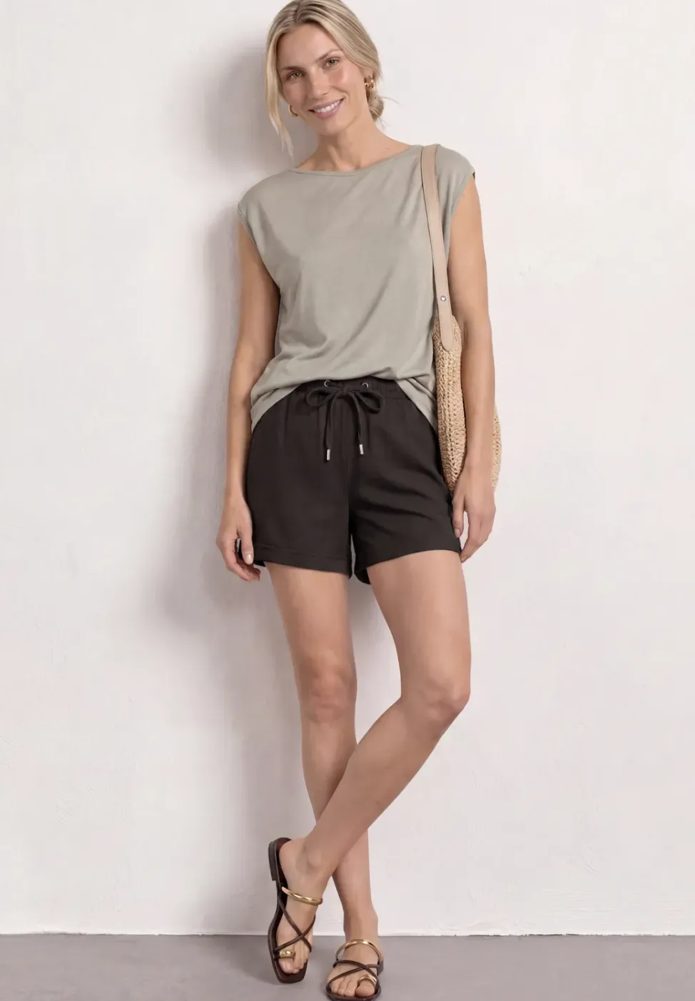 Paberbag Viskose Shorts