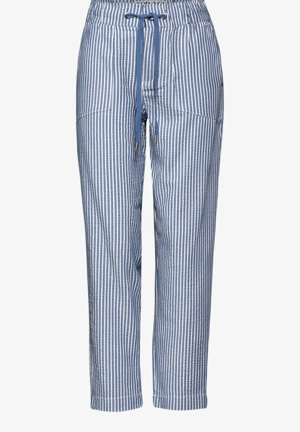 Paperbag Seersucker Hose