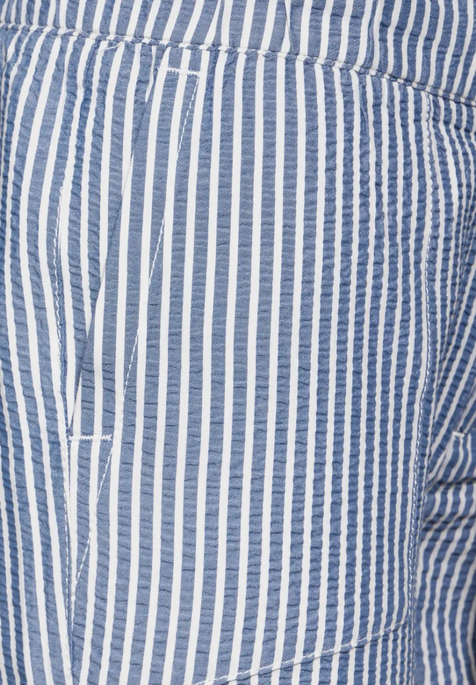 Paperbag Seersucker Hose
