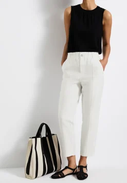Paperbag Hose im Casual Fit