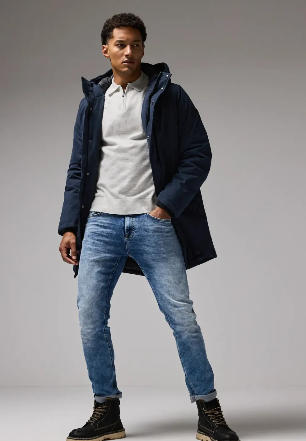Parka mit Kapuze