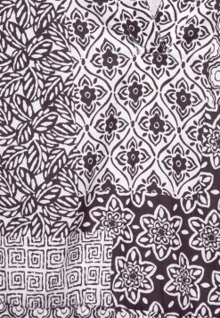 Patchwork Print Kleid