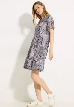 Patchwork Print Kleid