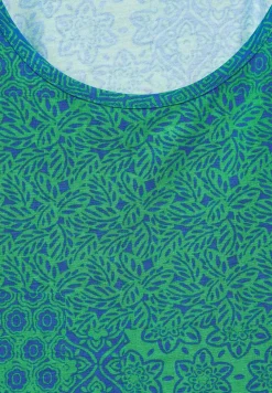 Patchwork Print Kleid