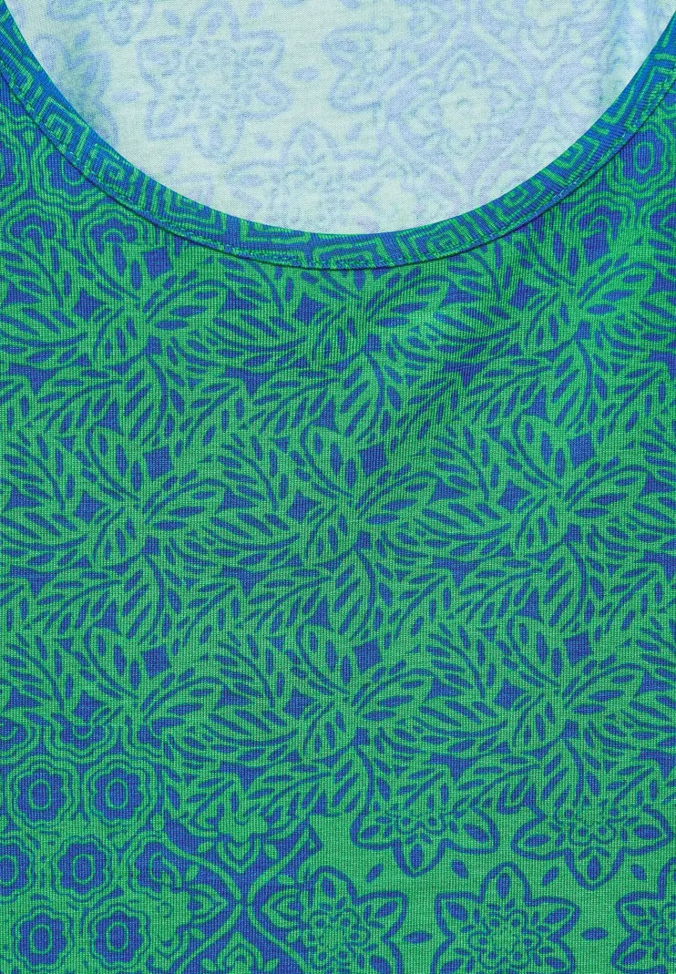 Patchwork Print Kleid