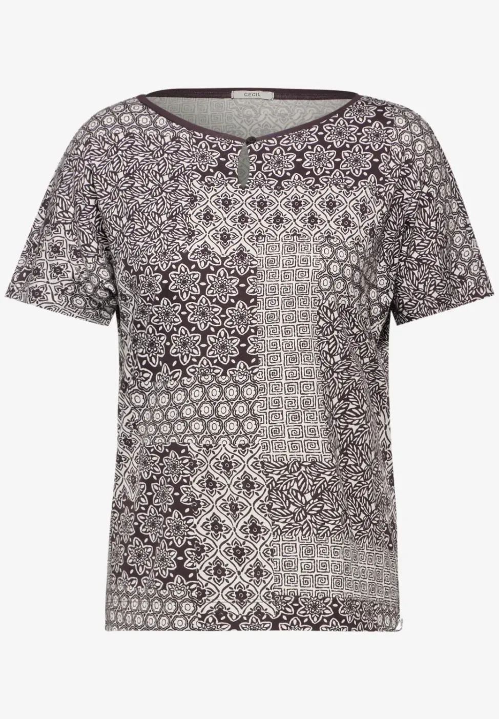 Patchwork Print T-Shirt