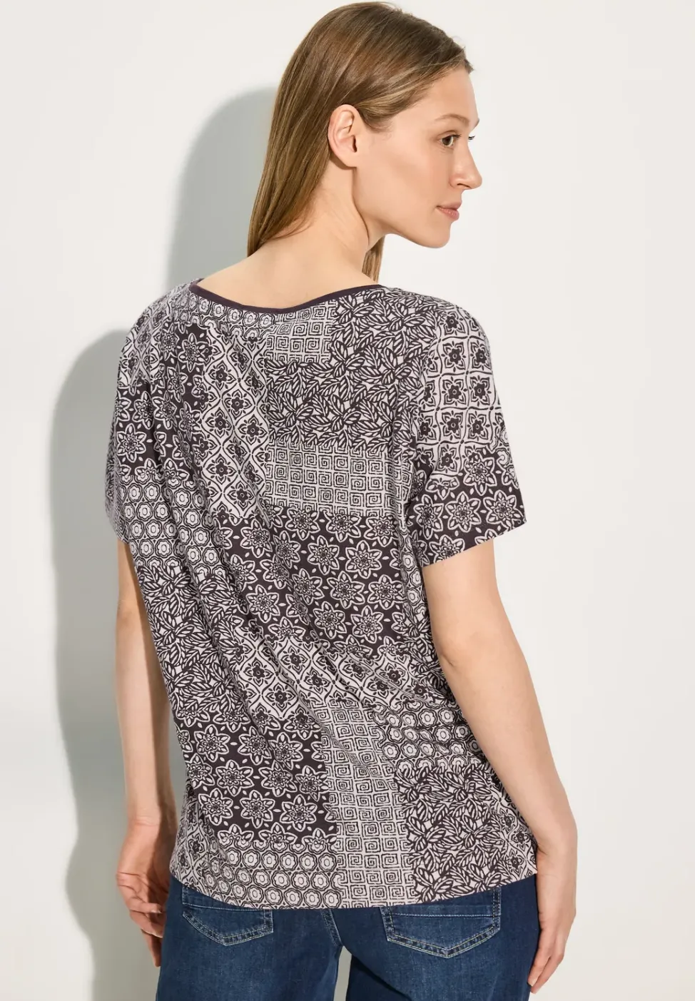 Patchwork Print T-Shirt
