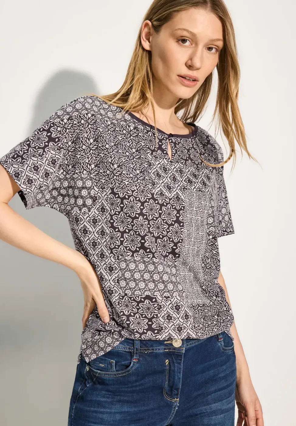 Patchwork Print T-Shirt