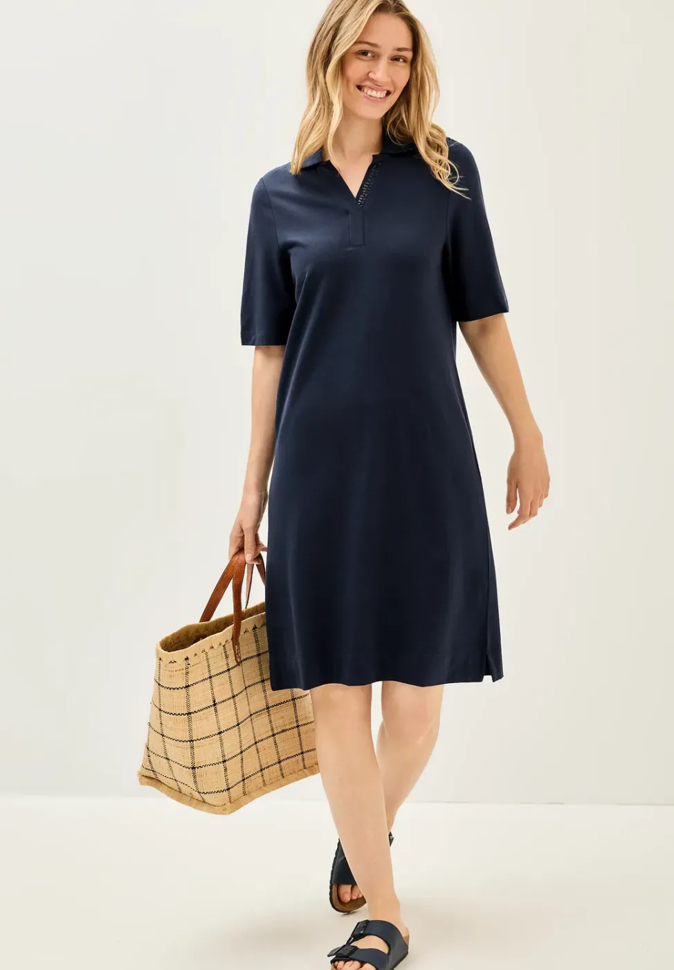 Piqué Polo-Kleid