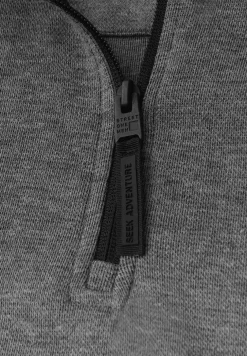 Piqué Troyer Sweatshirt