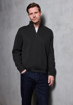 Piqué Troyer Sweatshirt