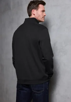 Piqué Troyer Sweatshirt