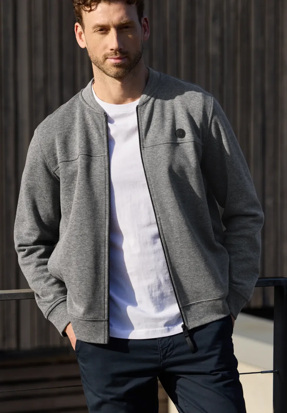 Piquee Blouson