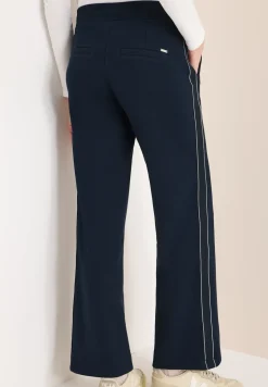 Piqué Hose mit Tape