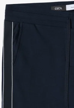 Piqué Hose mit Tape
