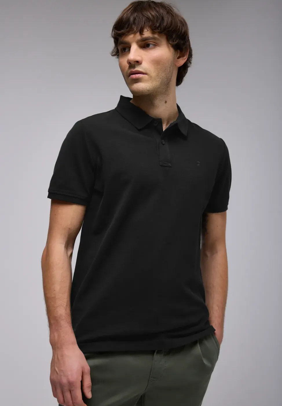 Piqué-Poloshirt mit Logo