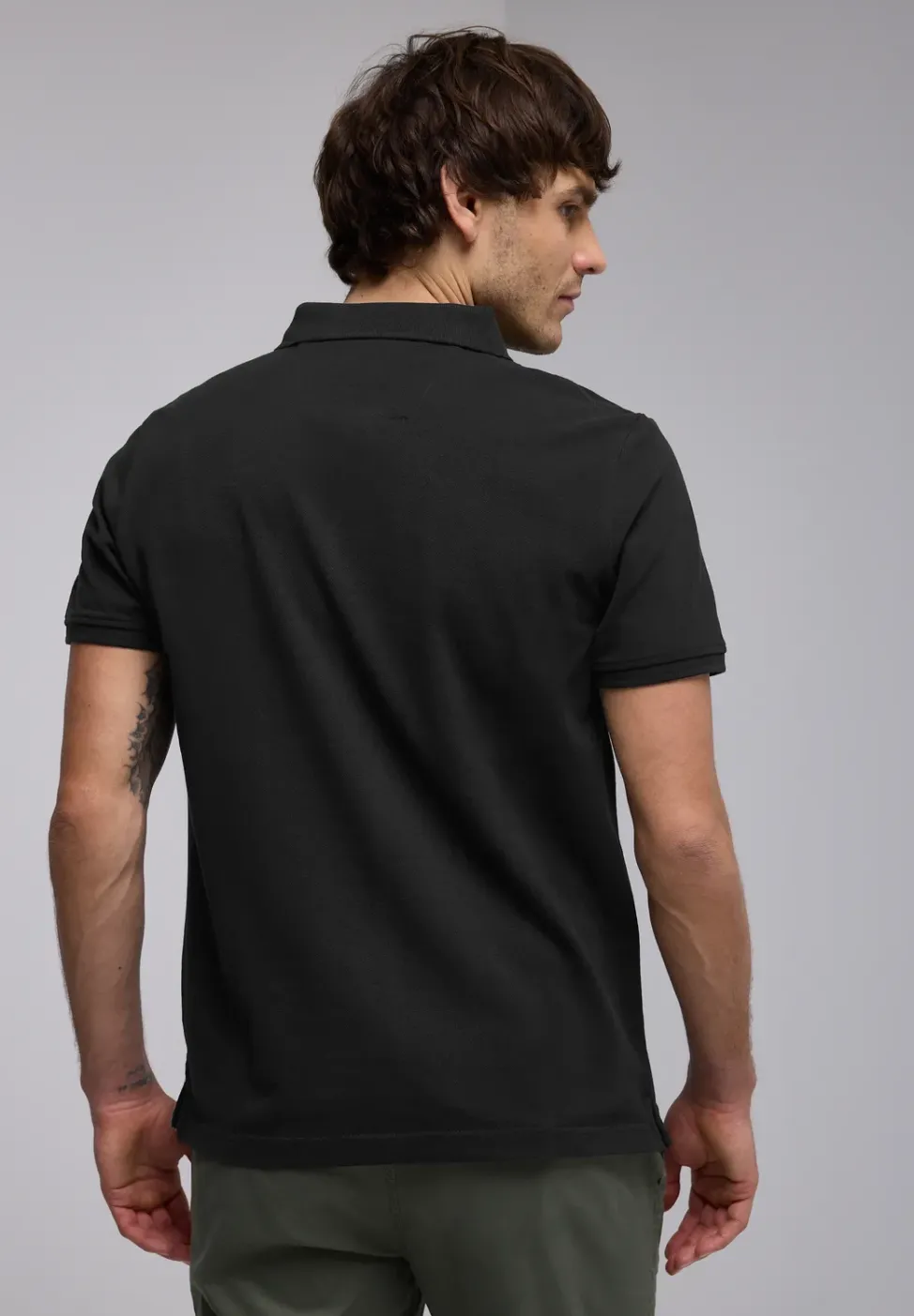 Piqué-Poloshirt mit Logo