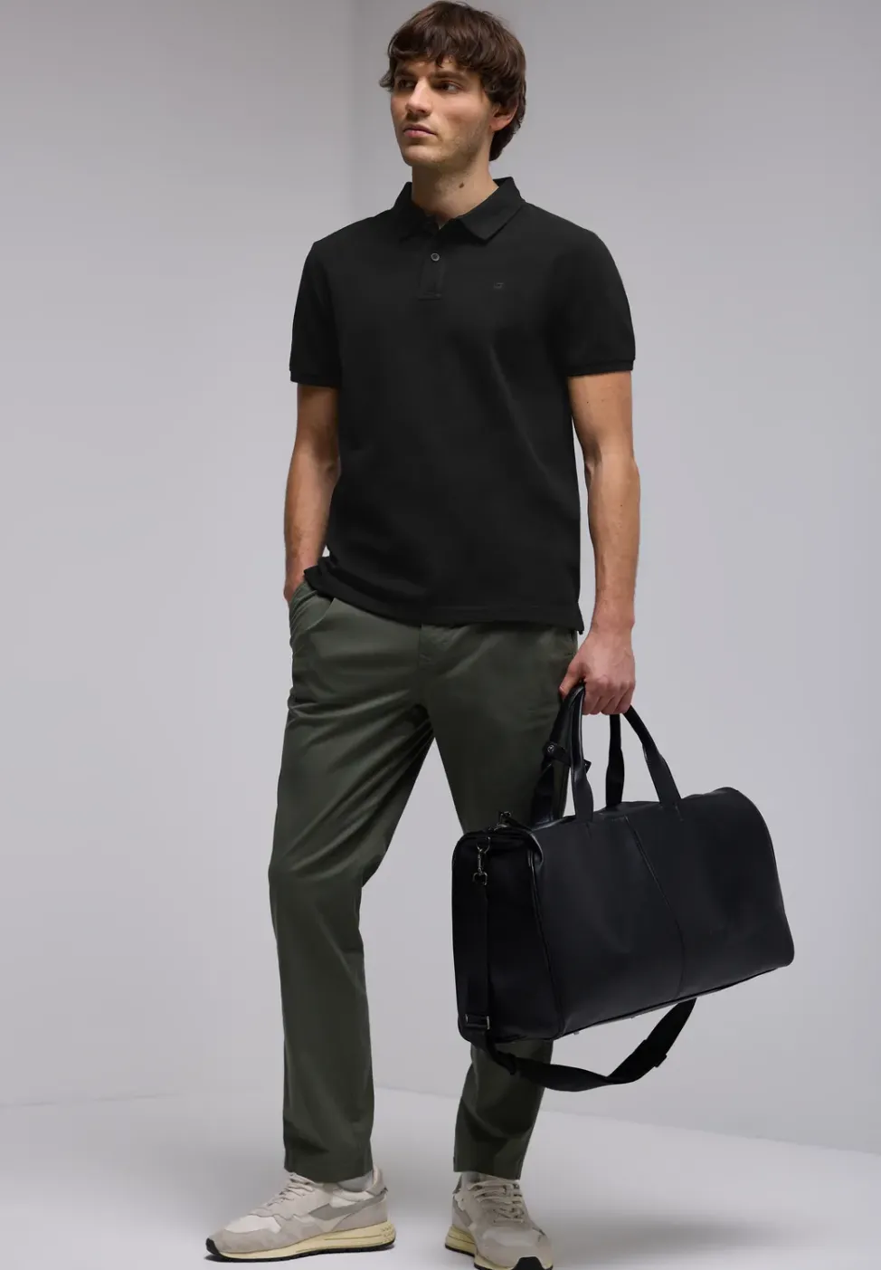 Piqué-Poloshirt mit Logo