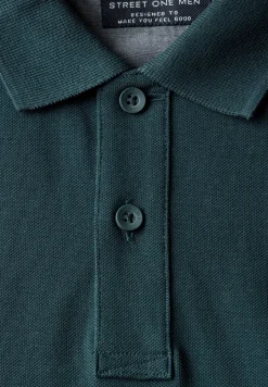 Piqué-Poloshirt mit Logo