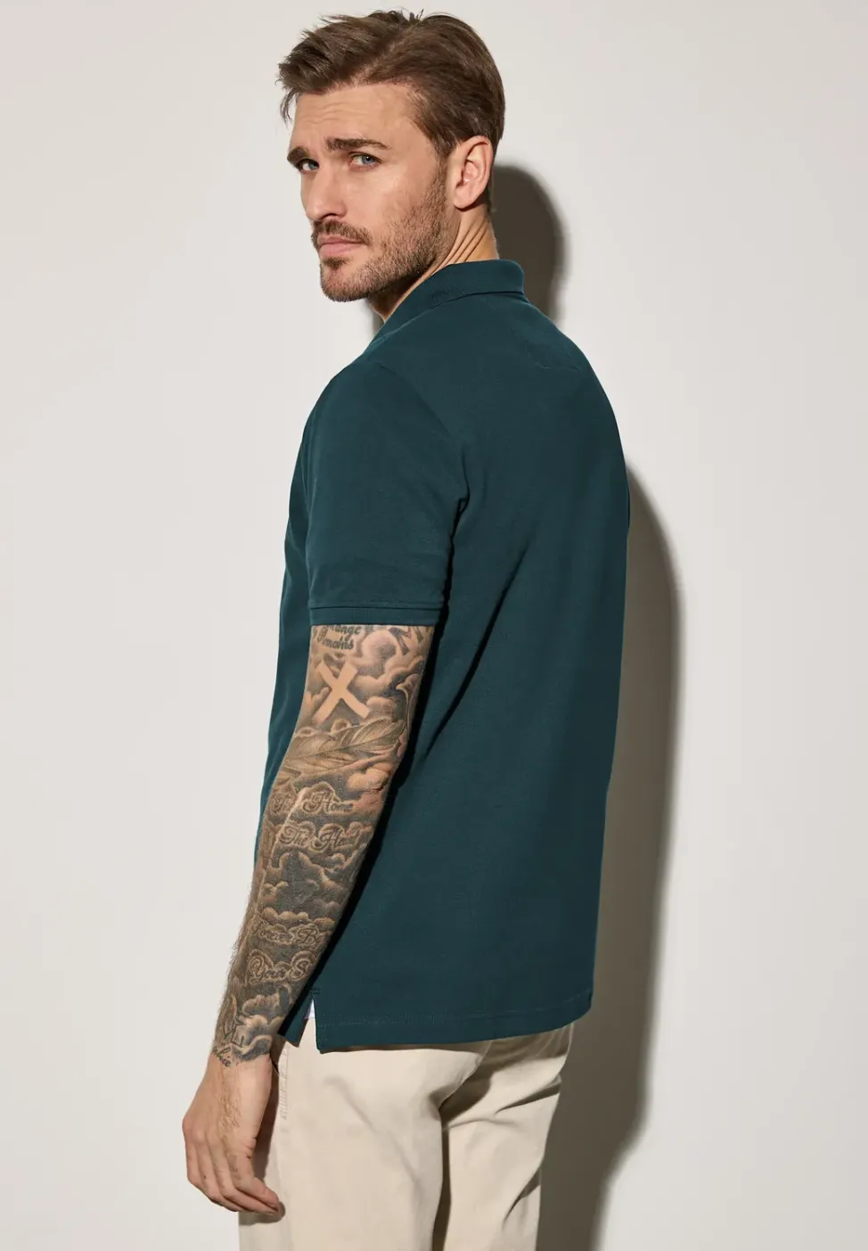 Piqué-Poloshirt mit Logo