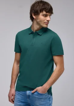 Piqué-Poloshirt mit Logo