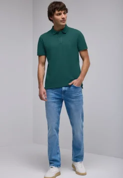 Piqué-Poloshirt mit Logo