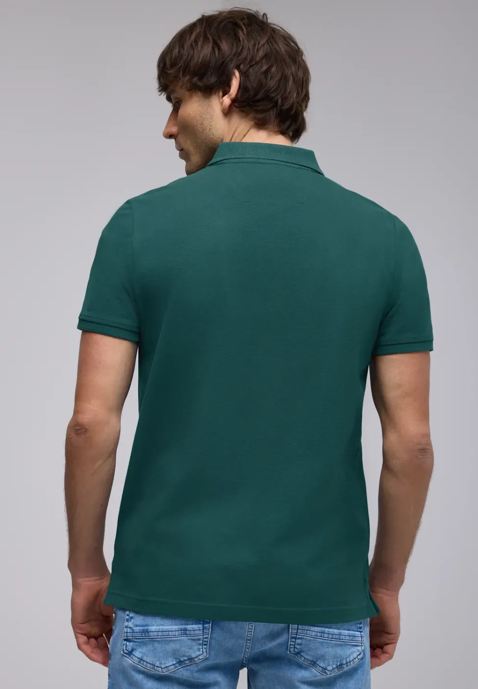 Piqué-Poloshirt mit Logo