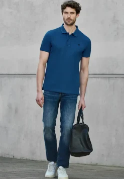 Piqué-Poloshirt mit Logo