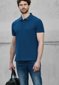 Piqué-Poloshirt mit Logo