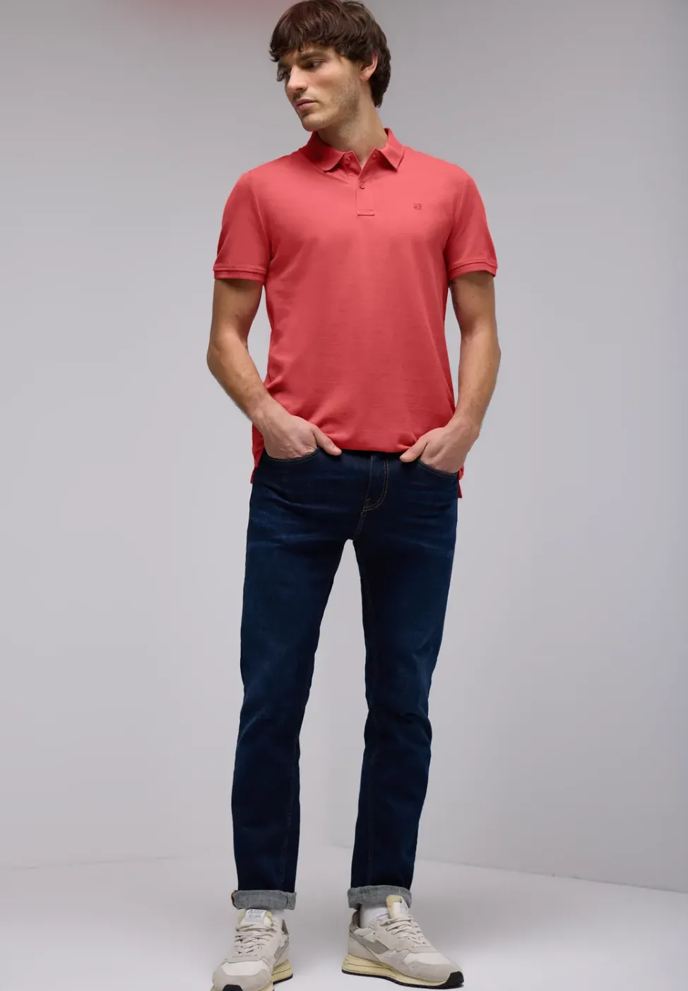 Piqué-Poloshirt mit Logo