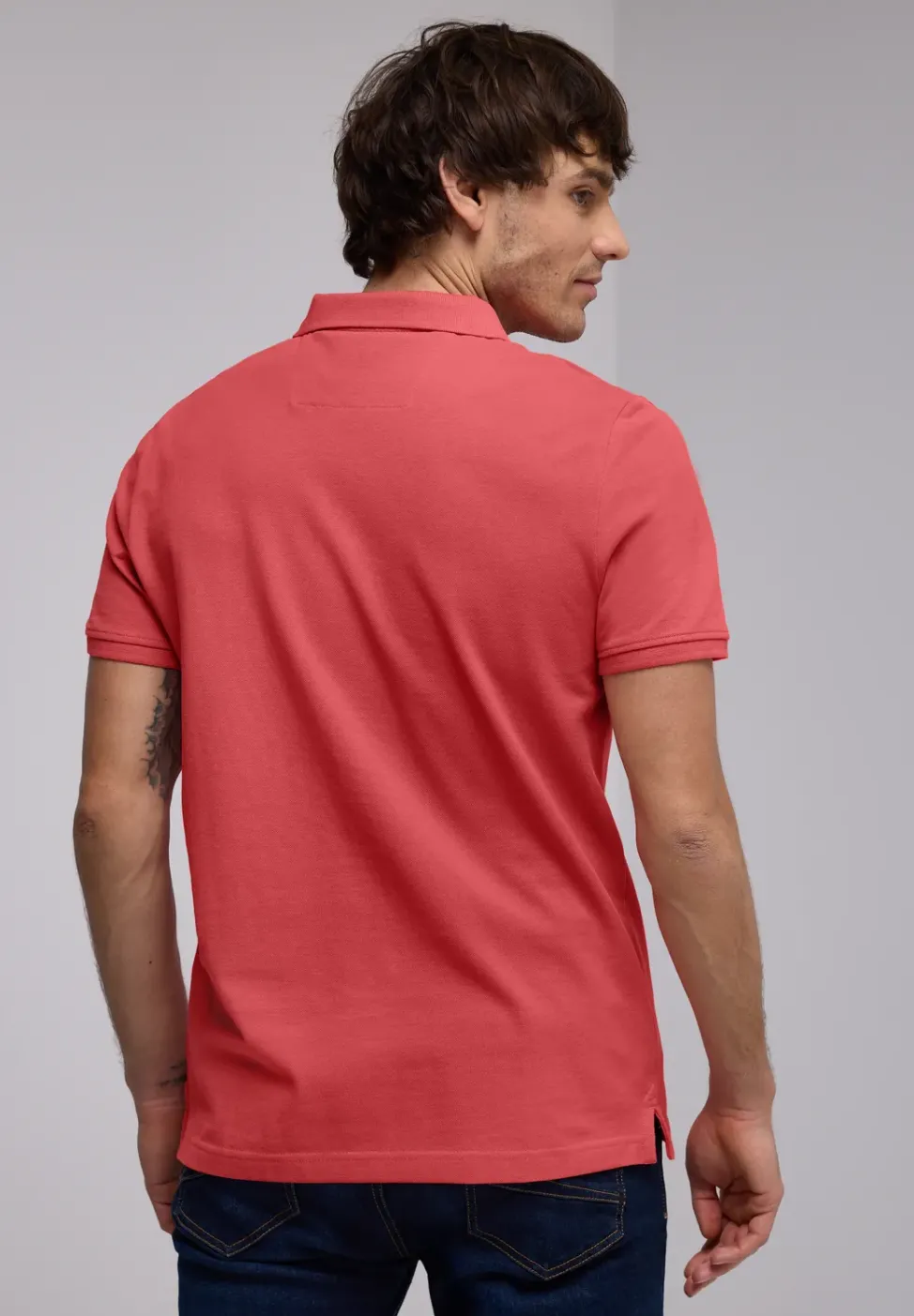 Piqué-Poloshirt mit Logo