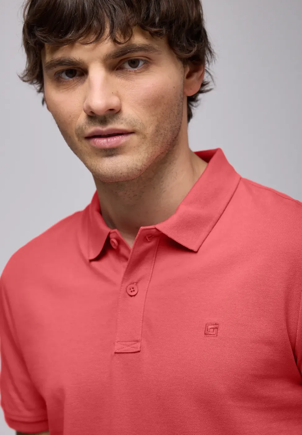 Piqué-Poloshirt mit Logo