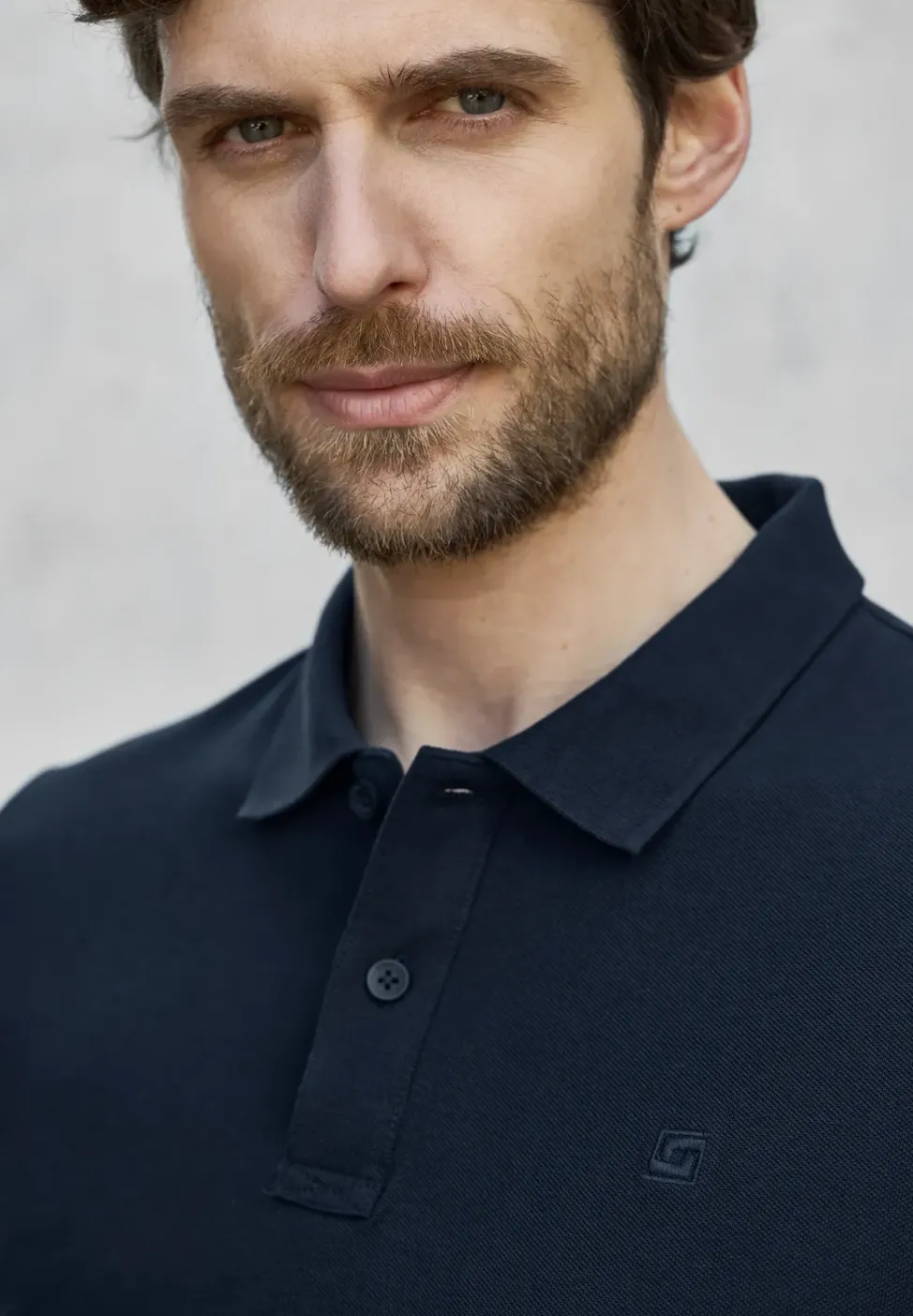Piqué-Poloshirt mit Logo