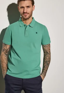 Piqué-Poloshirt mit Logo