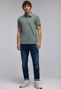 Piqué-Poloshirt mit Logo