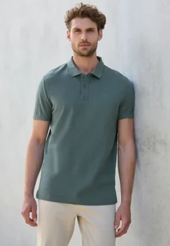 Piqué-Poloshirt mit Logo