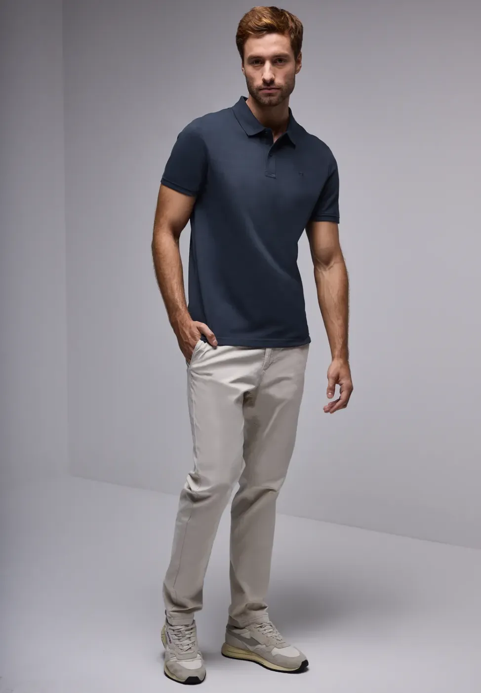 Piqué-Poloshirt mit Logo